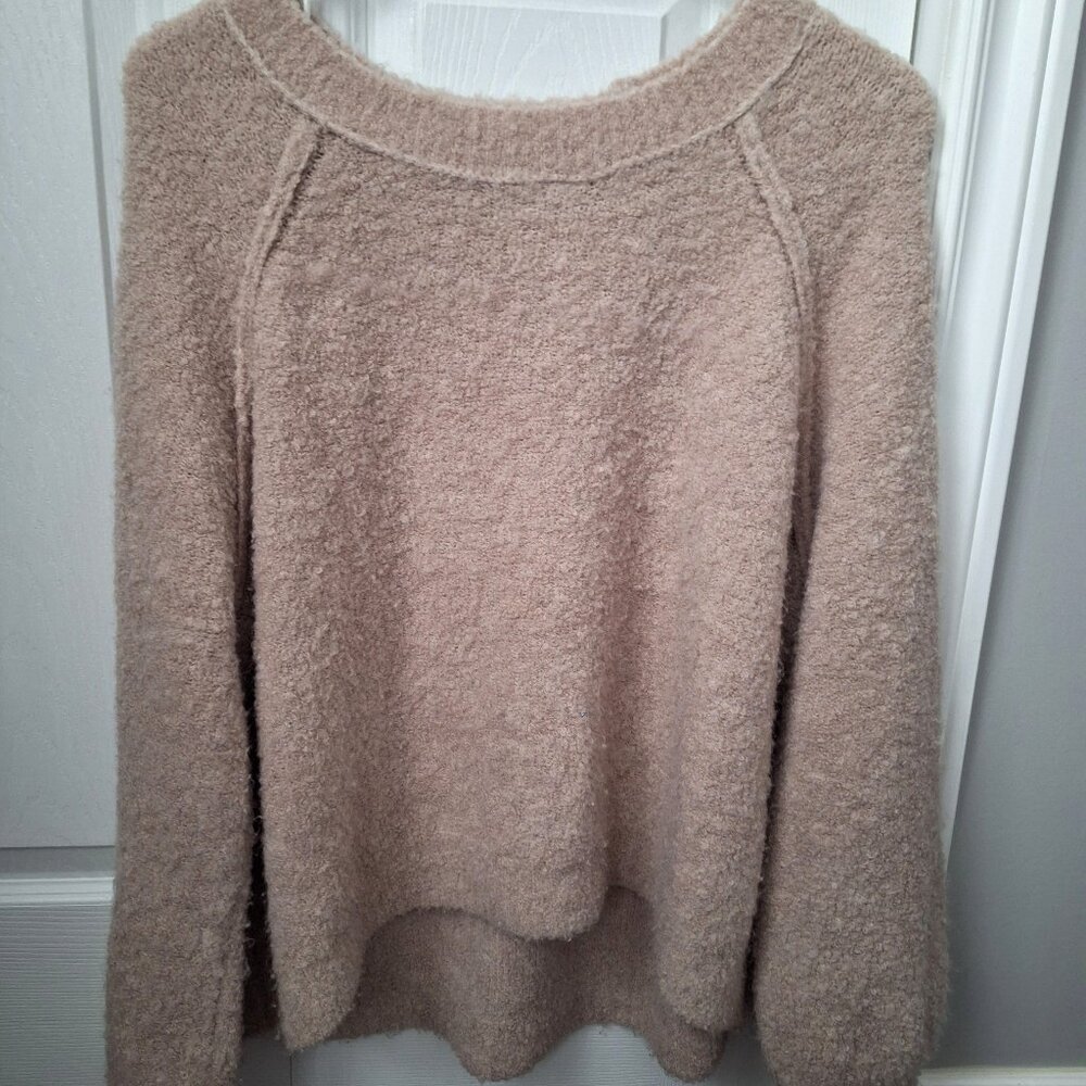 Aerie Wool Blend Teddy Bouclé Sweater